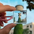 Pixel Mirror Keychain